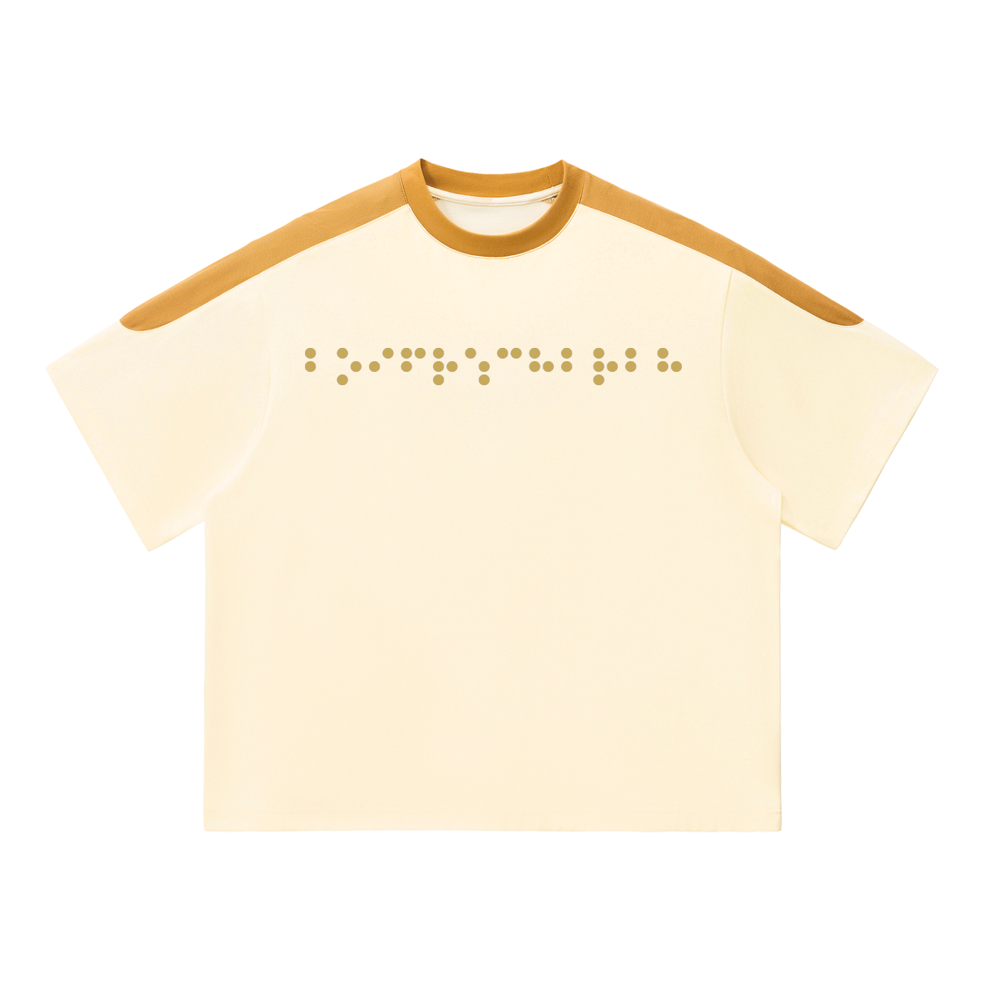 Unisex Color Block Oversized T-Shirt