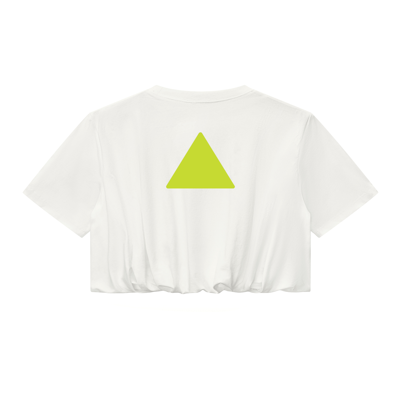 Women’s Crop Bubble Hem T-Shirt