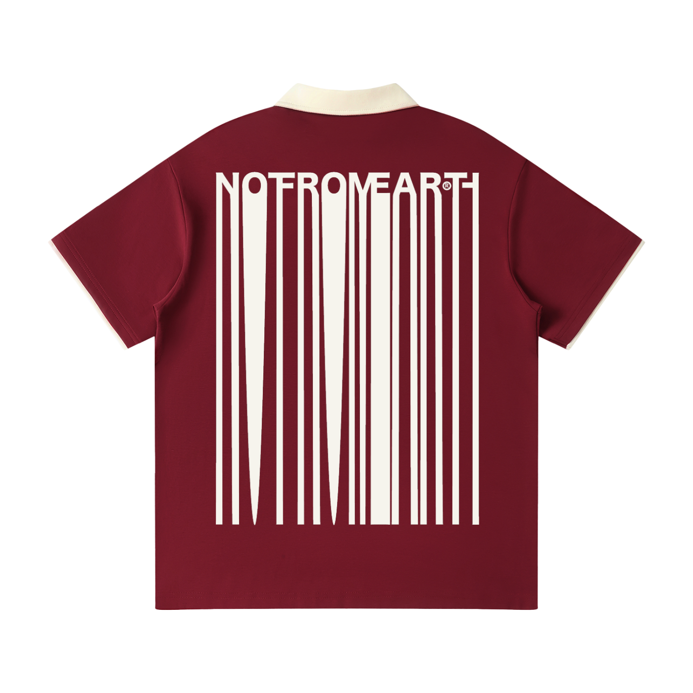 Contrast Collar Raglan Polo Shirt