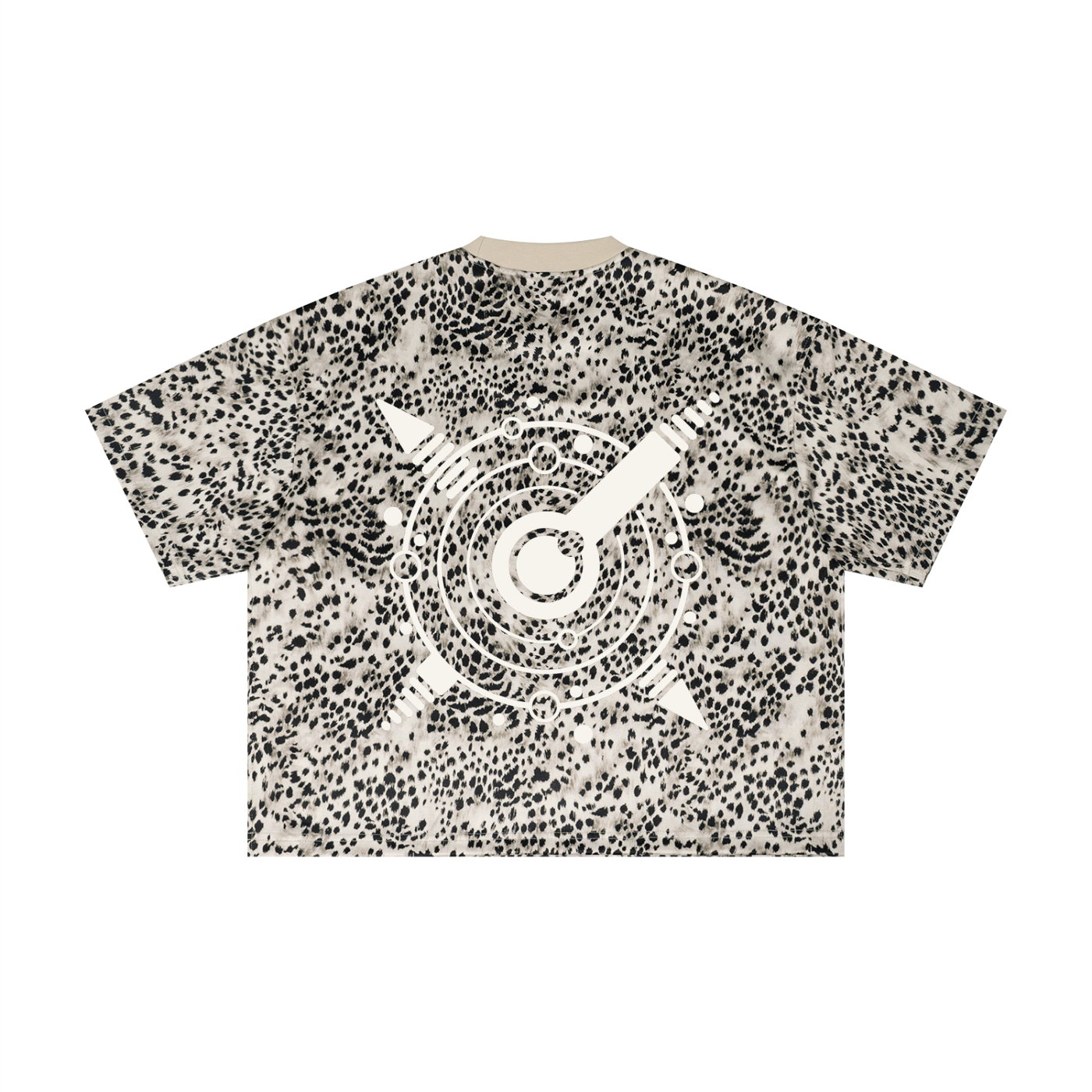 Unisex Leopard Print Boxy T-Shirt