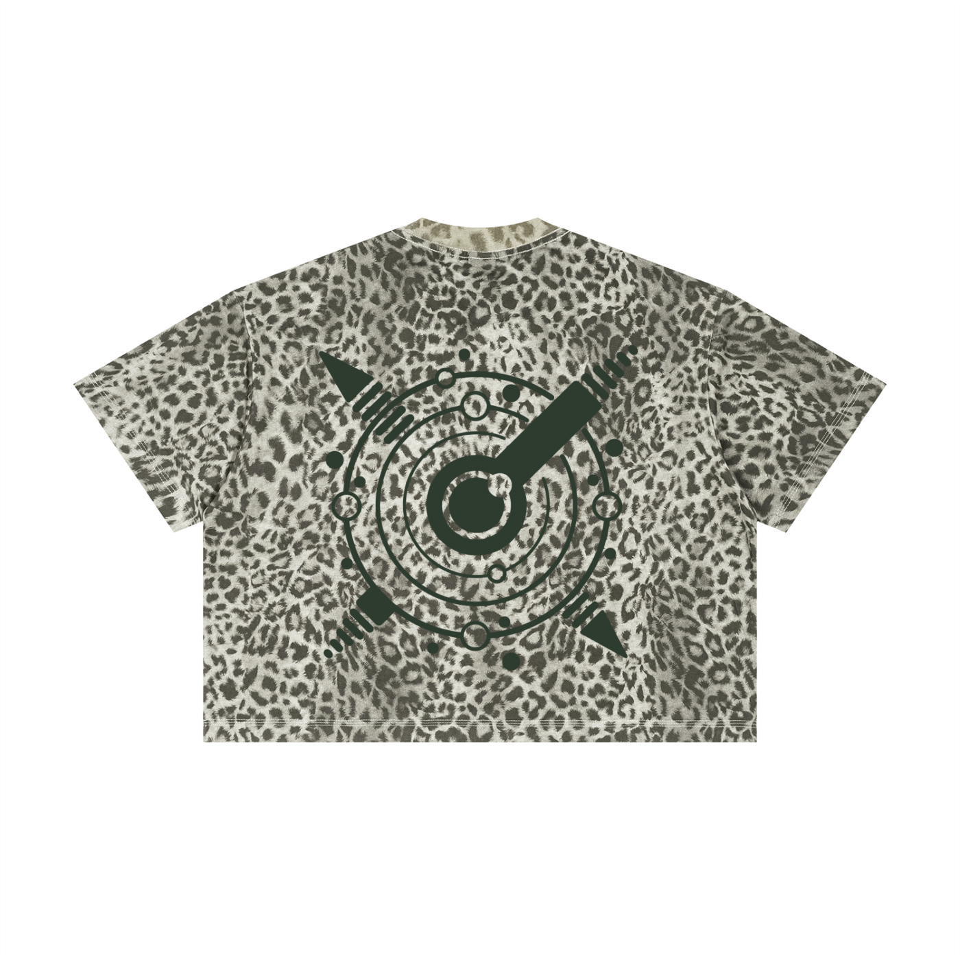 Unisex Leopard Print Boxy T-Shirt