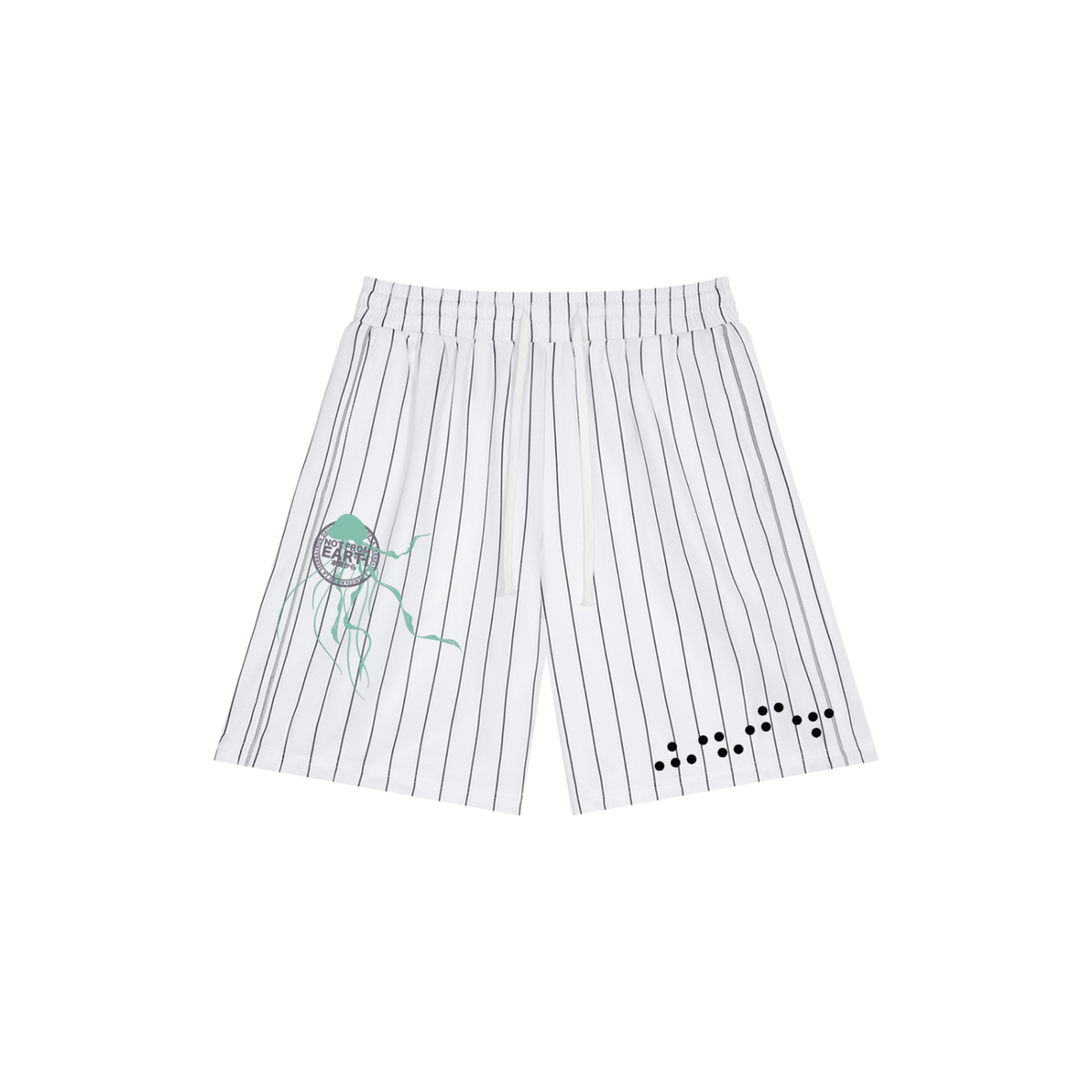Tentacles Unisex Striped Loose Fit Shorts