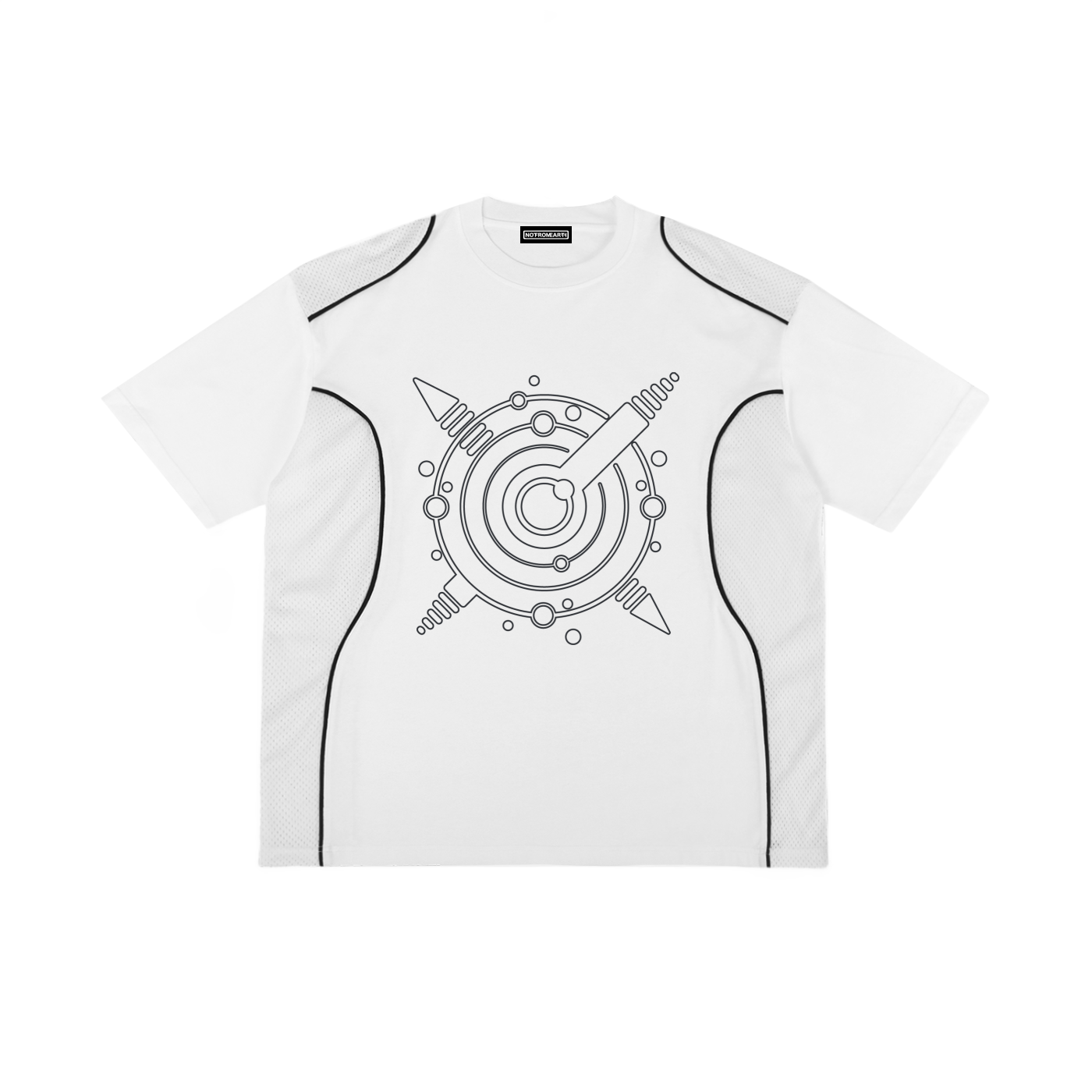 Øffworld Orbital Field Tee Wht