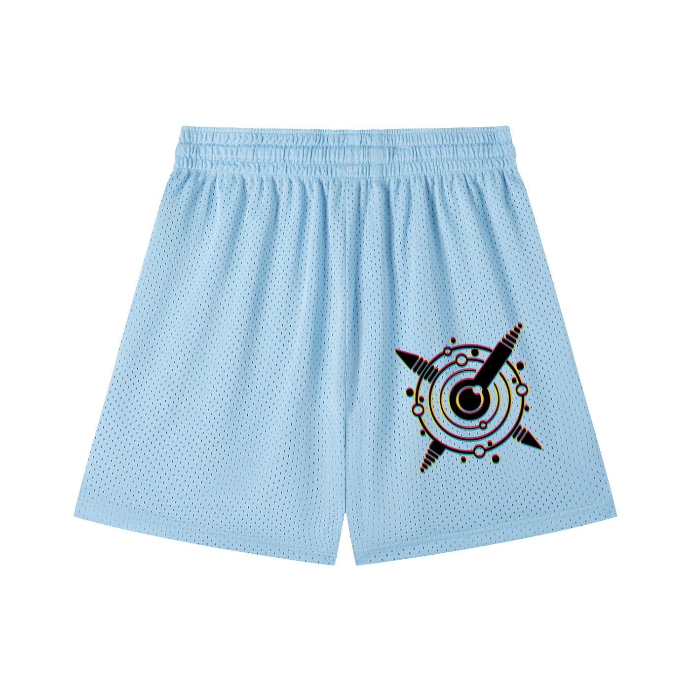 Mesh Drawstring Shorts