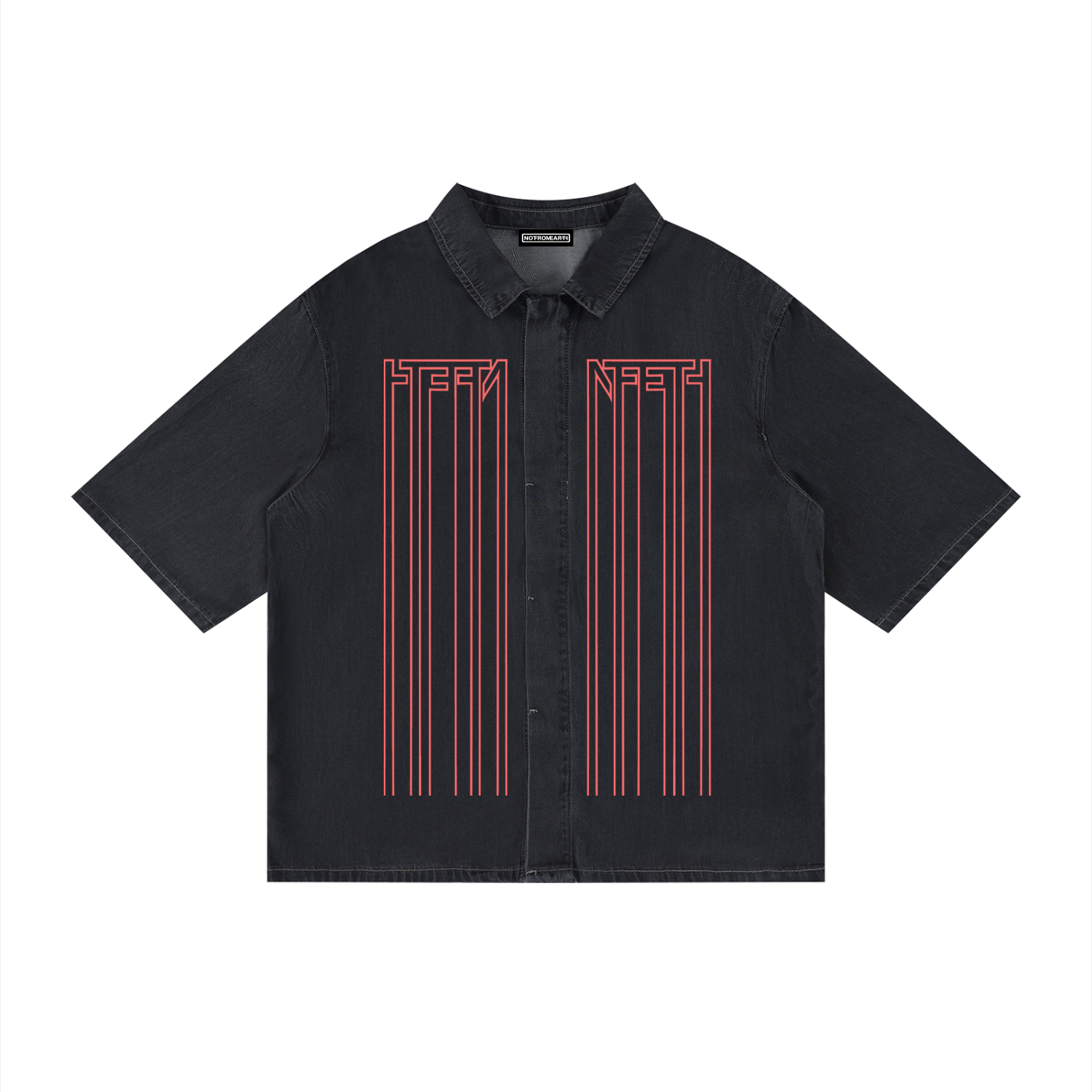 Unisex Vintage Wash Drop Shoulder Lyocell Shirt
