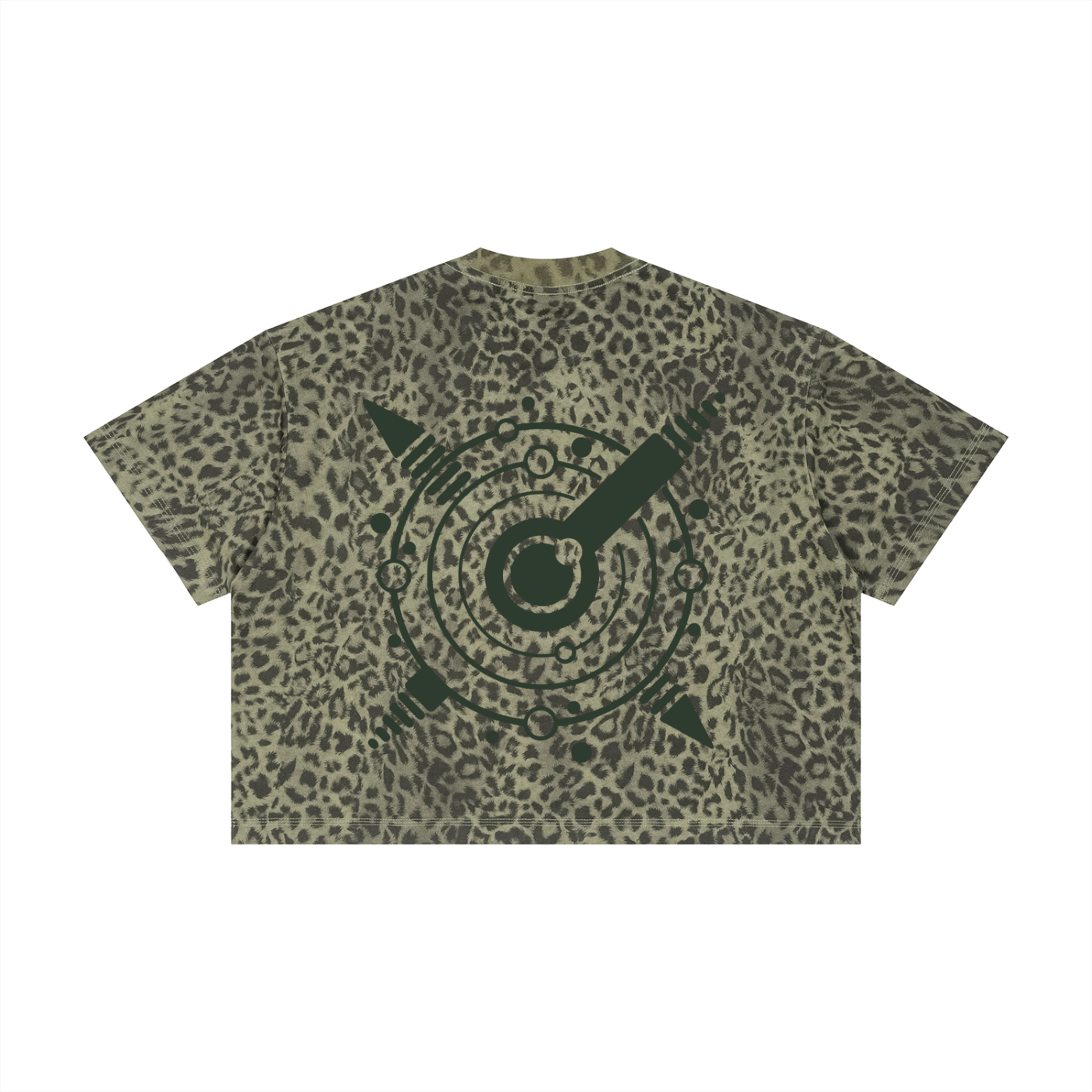 Unisex Leopard Print Boxy T-Shirt