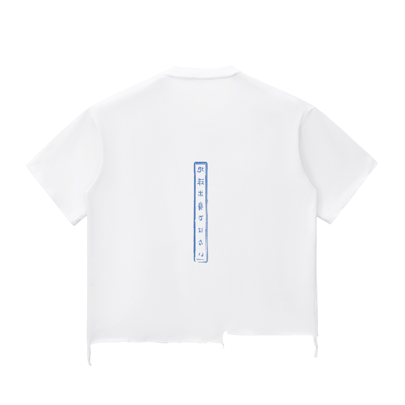 Snow Wash Raw-Hem Boxy T-shirt