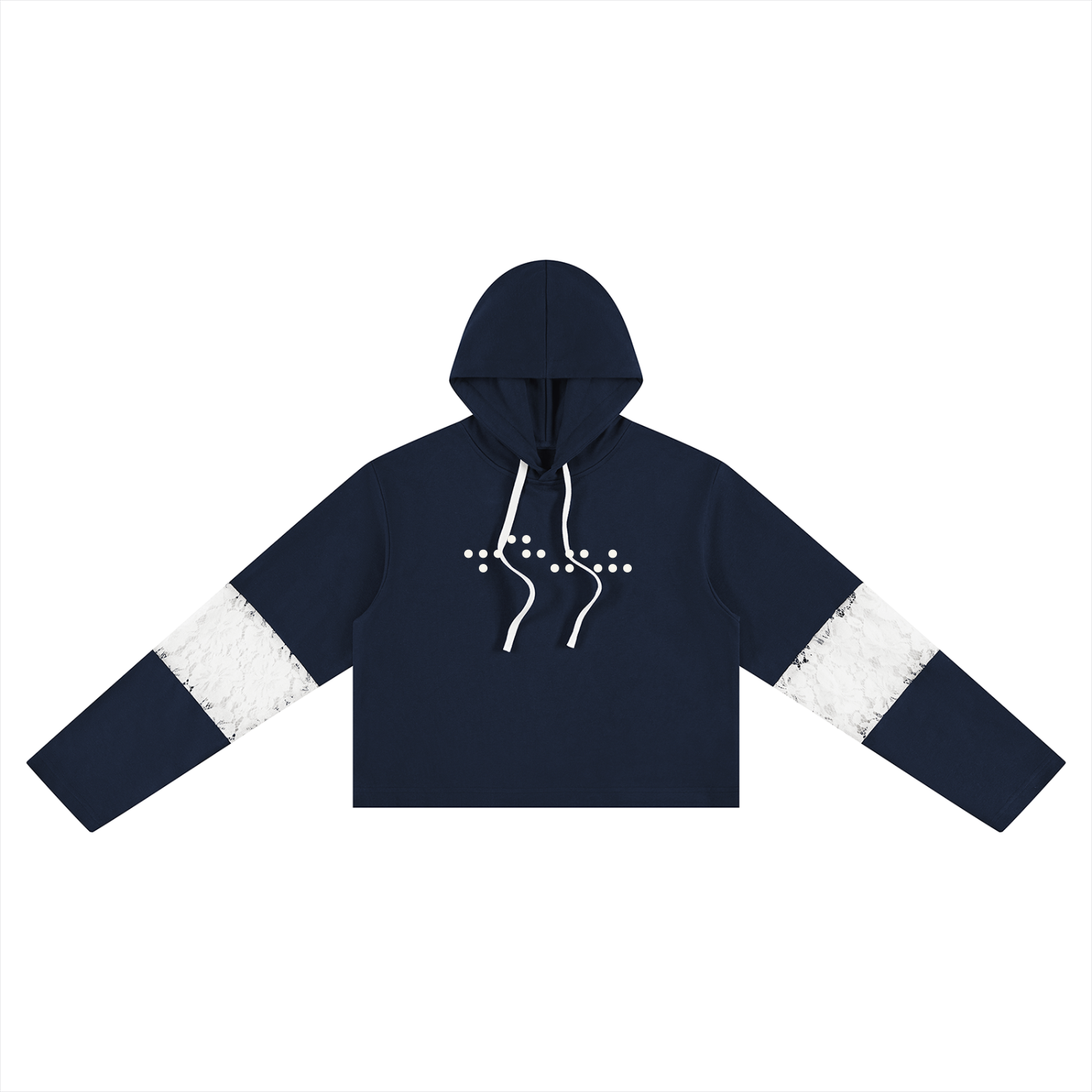 Love Veil Cropped Hoodie