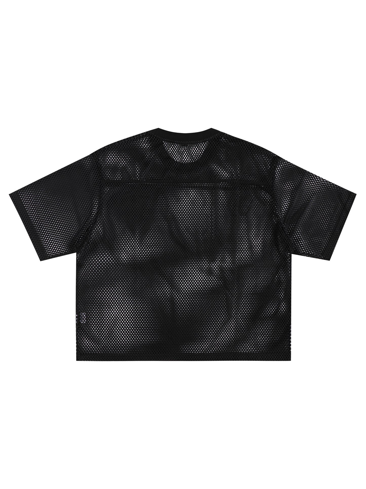 See-through Boxy Net T-shirt