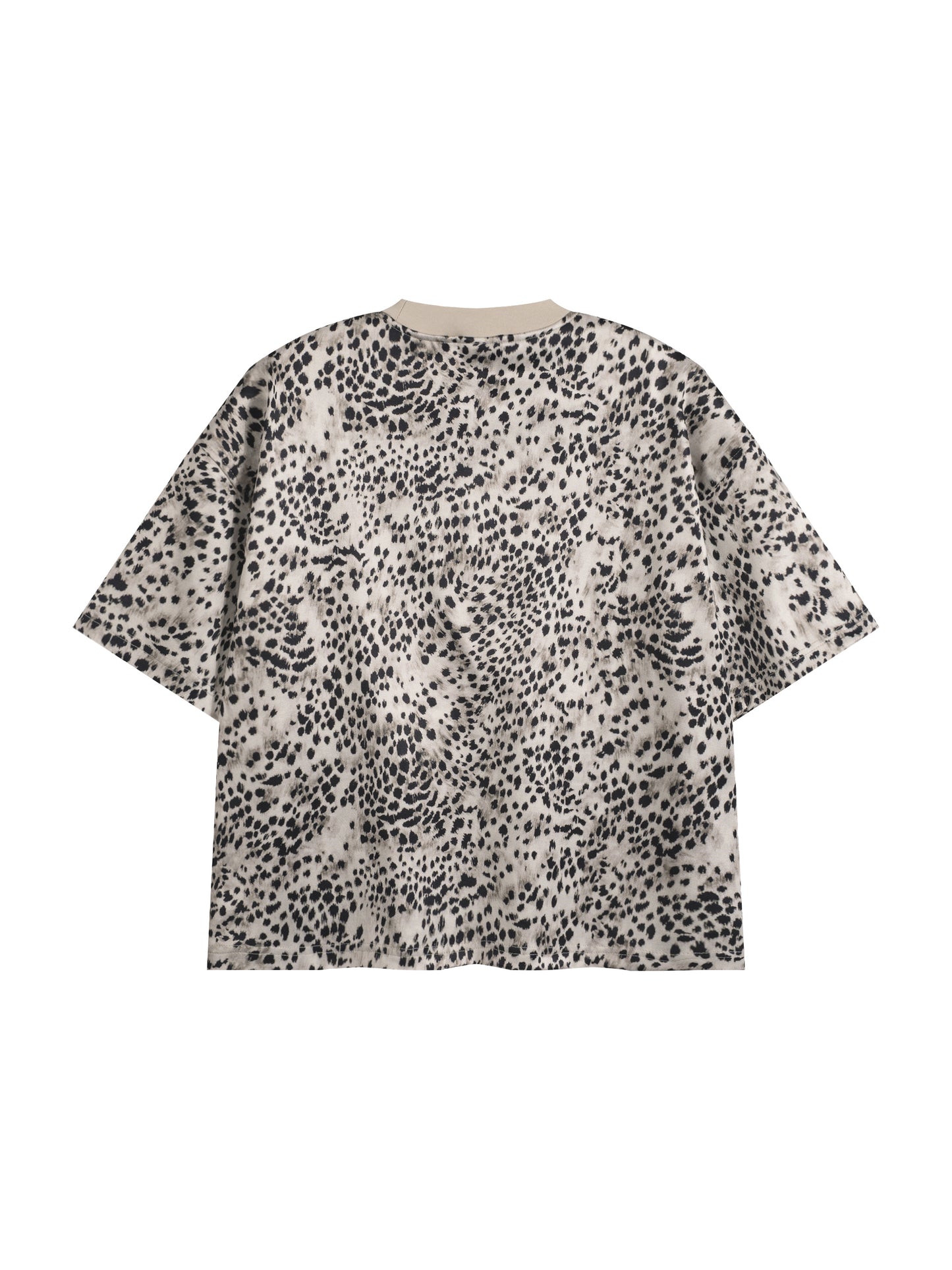Unisex Leopard Print Boxy T-Shirt