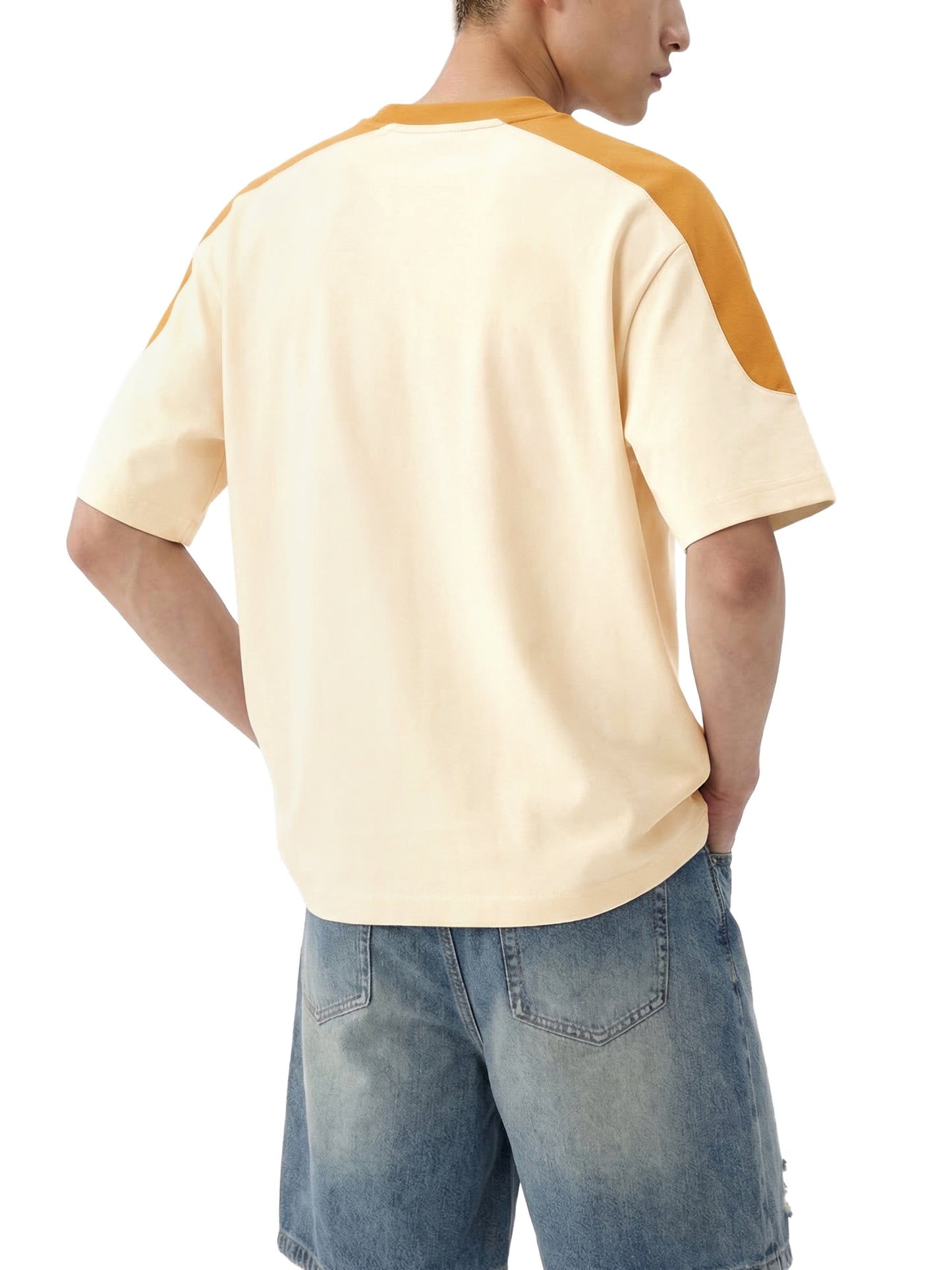 NFE Love Transmission Oversized Tee Gold
