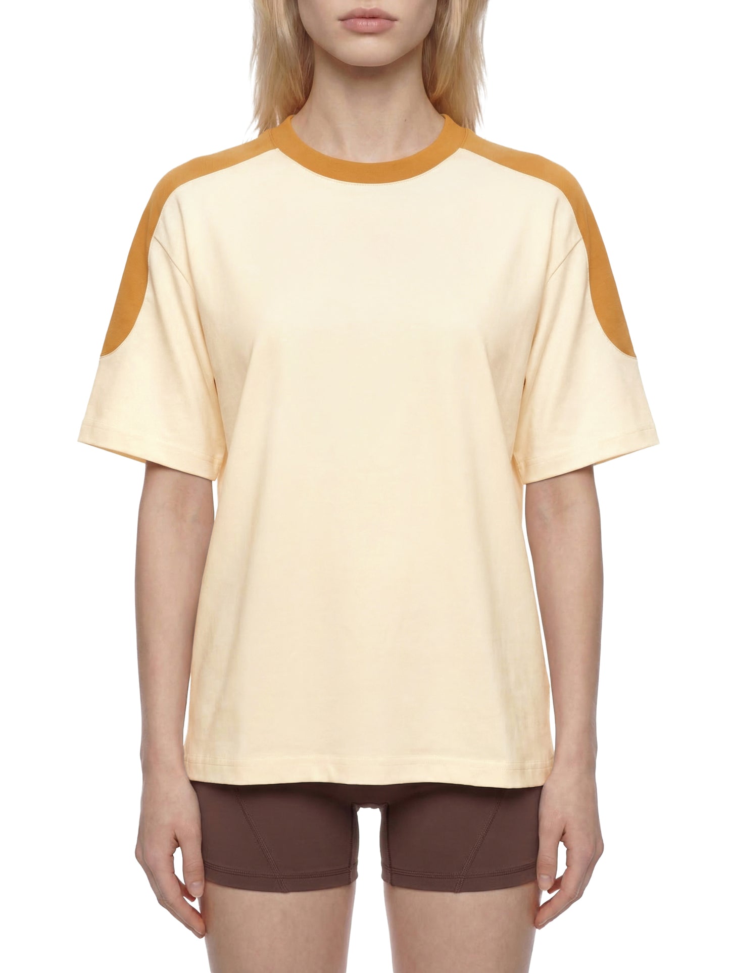 NFE Love Transmission Oversized Tee Gold