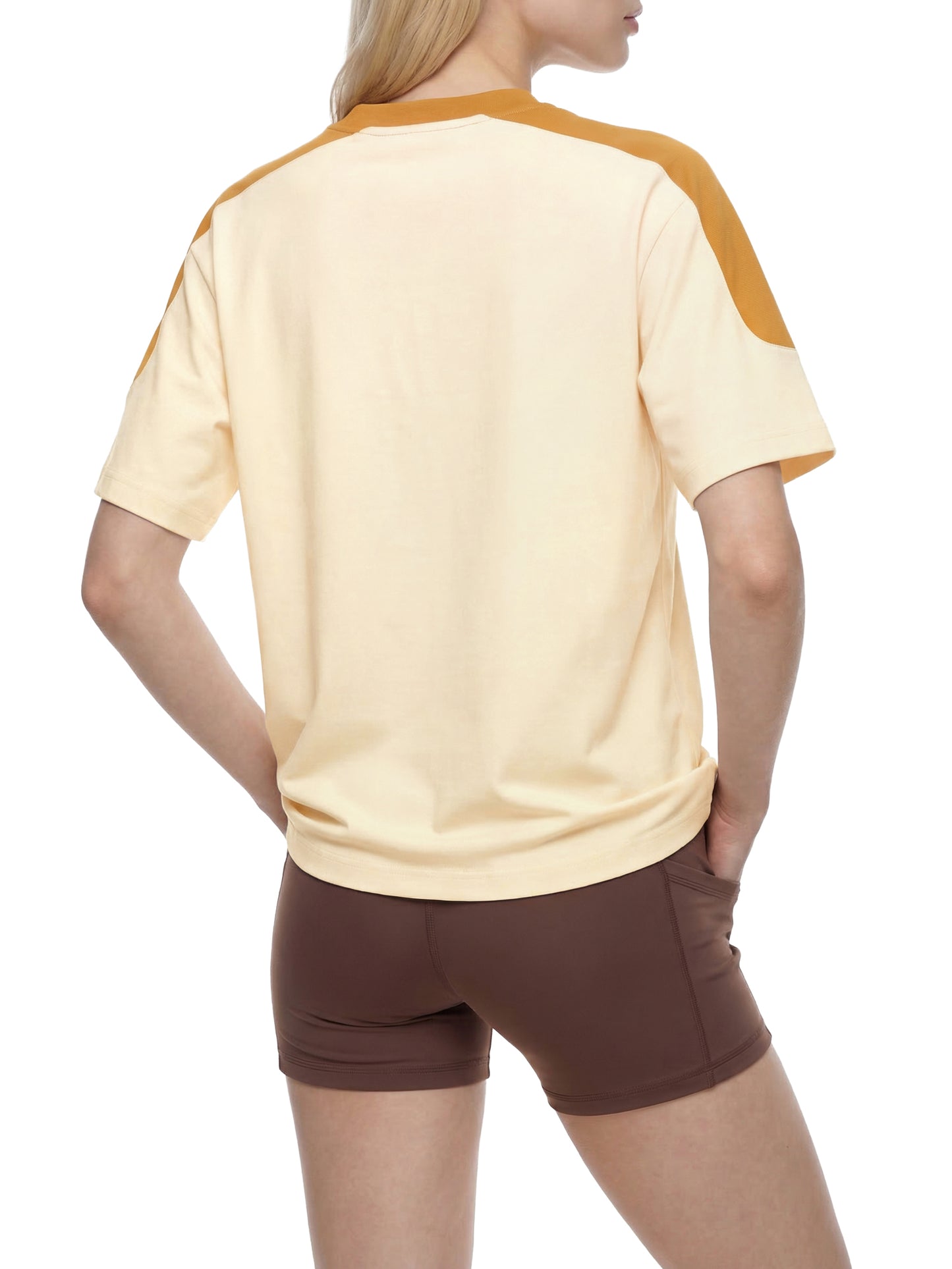 NFE Love Transmission Oversized Tee Gold