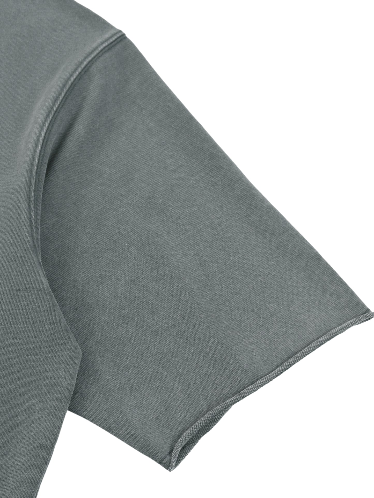 Unisex Mineral Wash Boxy Raw Edge T-Shirt