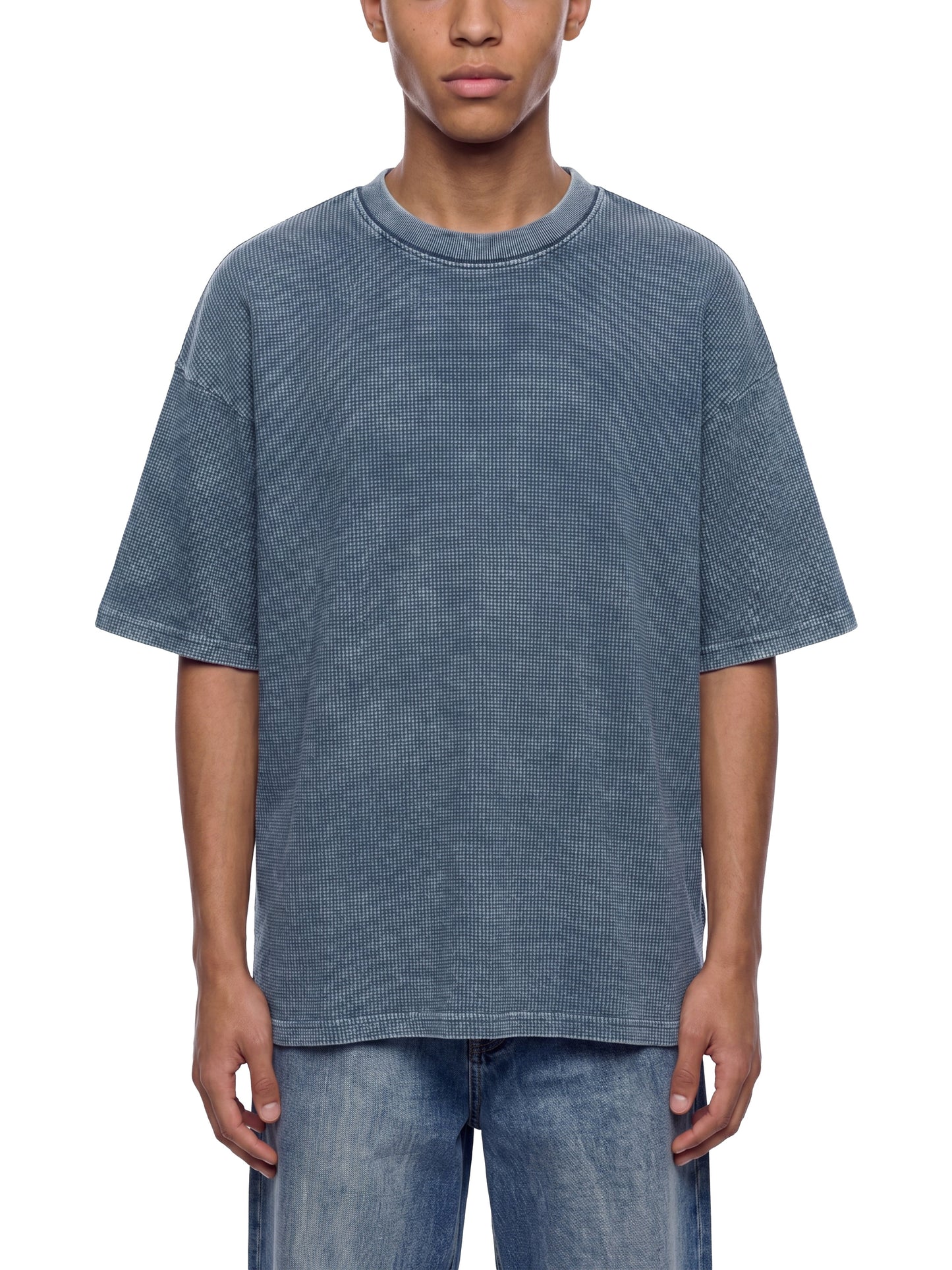 From the Core Waffle Tee Black