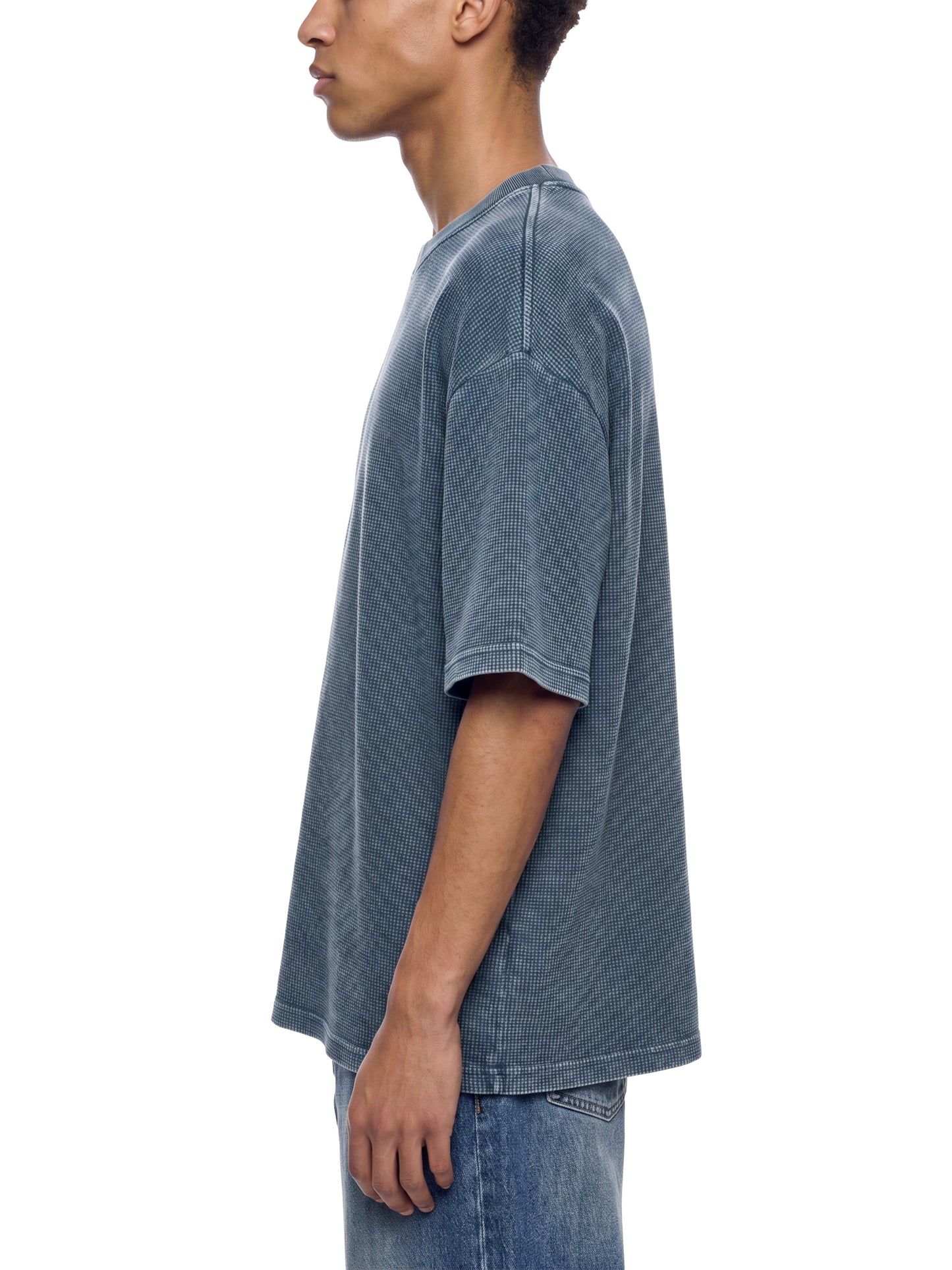 From the Core Waffle Tee Black