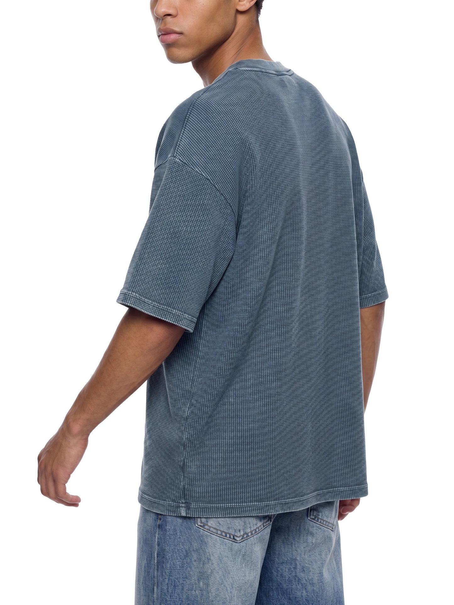 From the Core Waffle Tee Blue