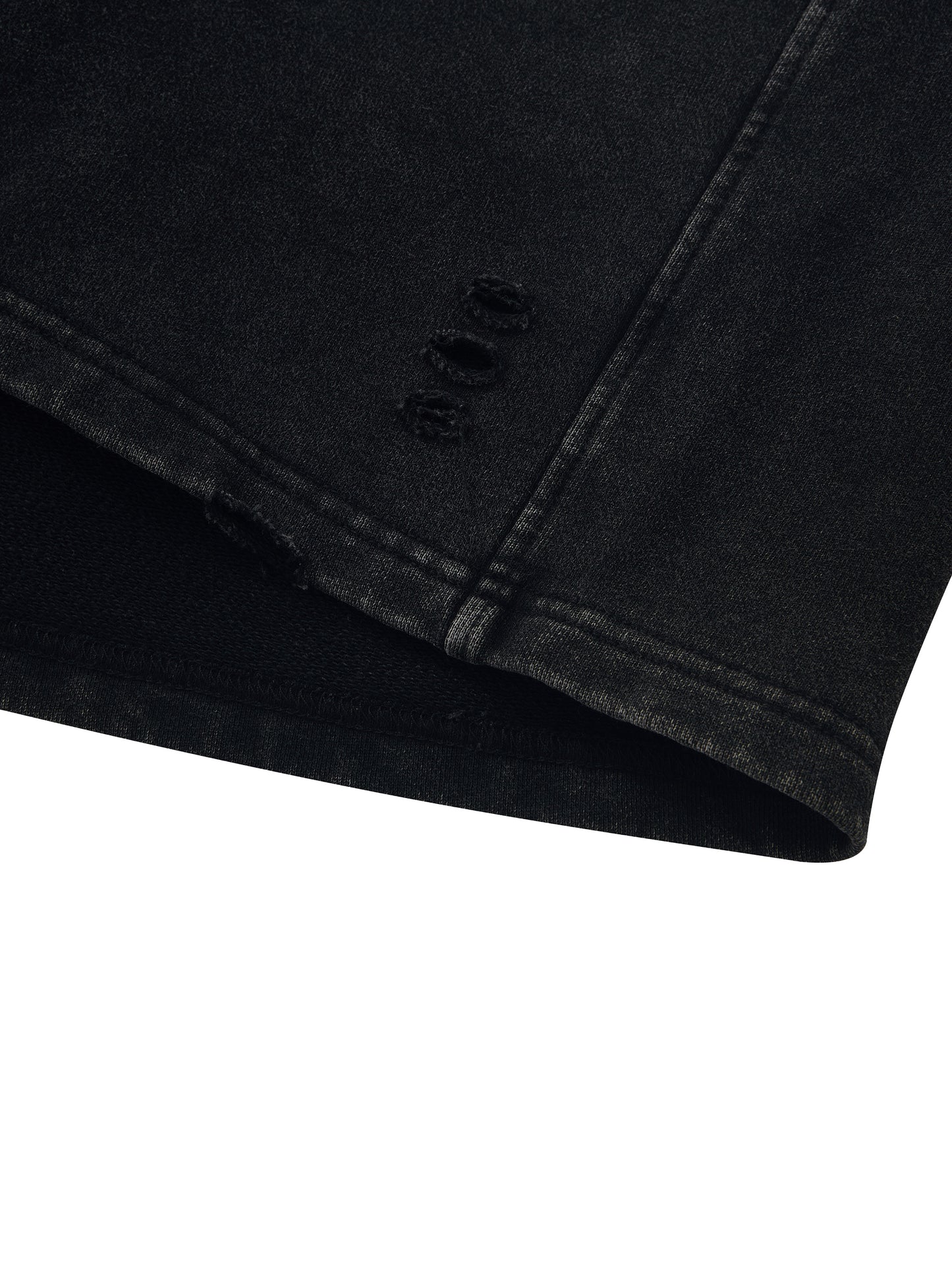 Love Frequency Distressed Shorts