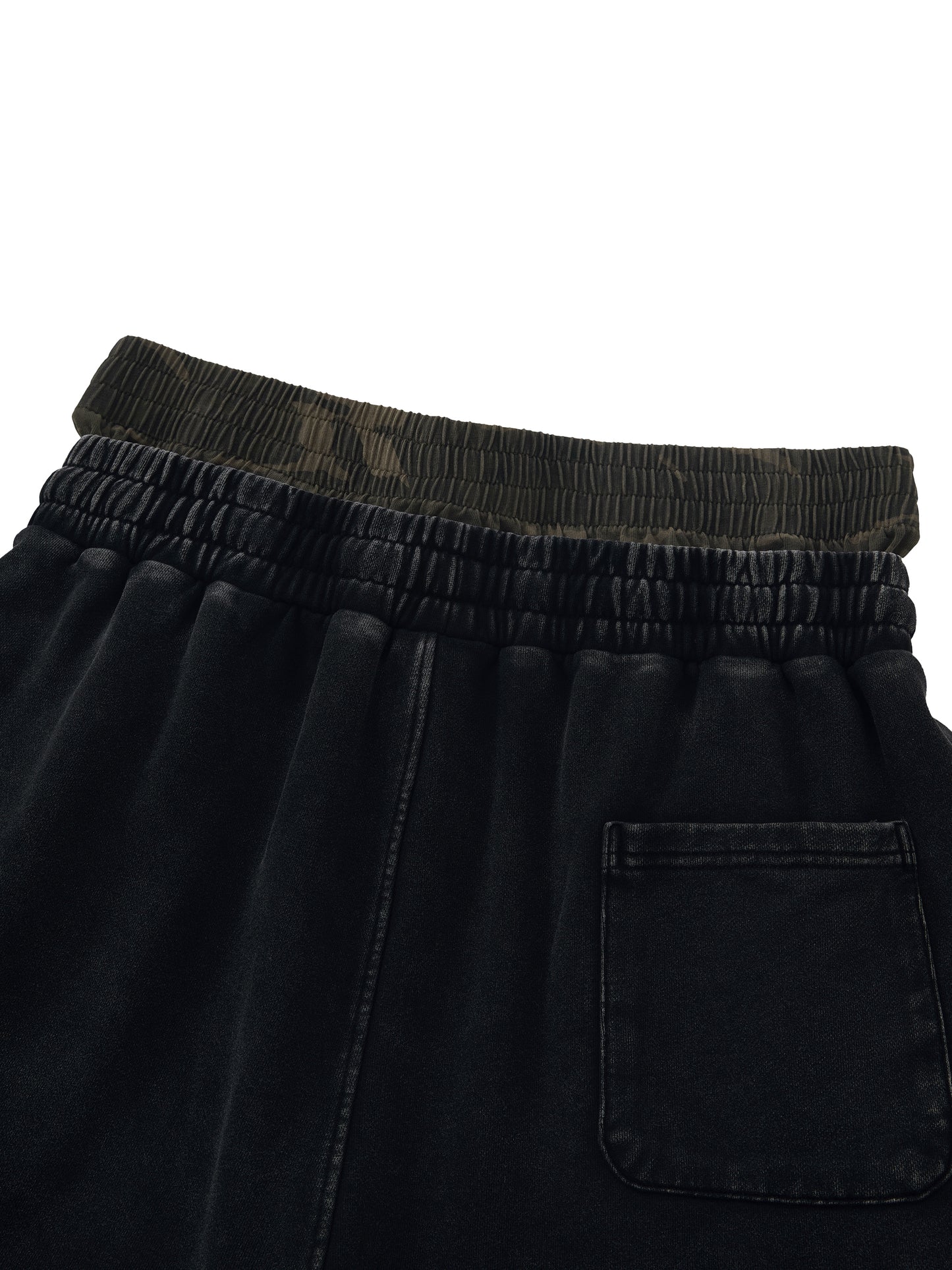 Love Frequency Distressed Shorts