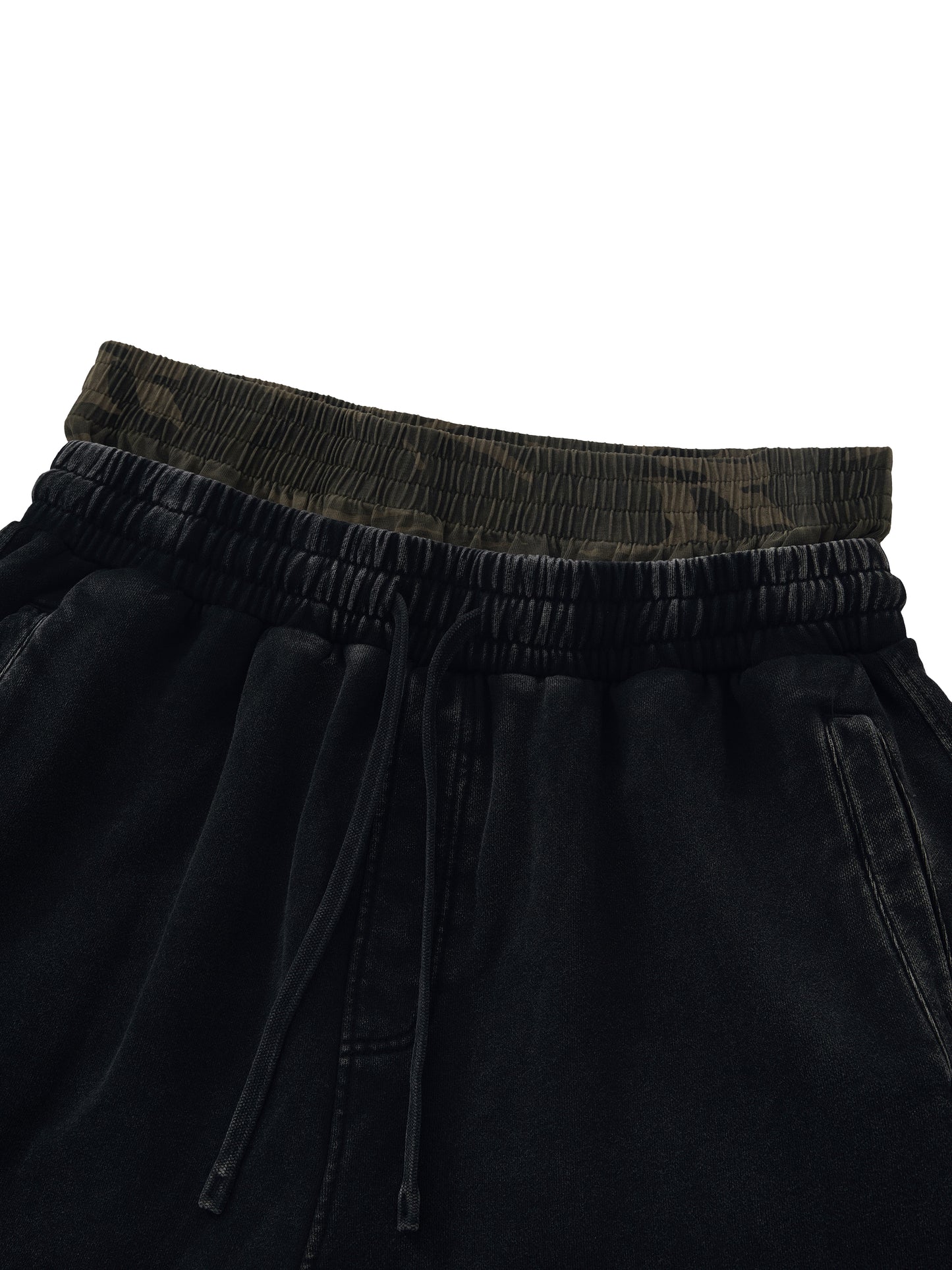Love Frequency Distressed Shorts