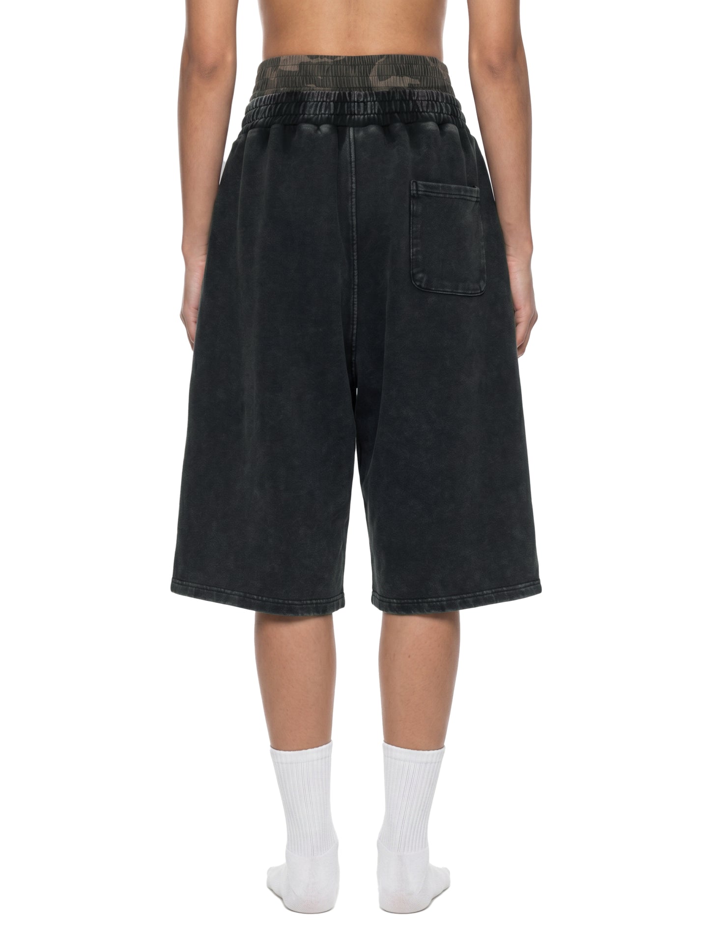 Love Frequency Distressed Shorts