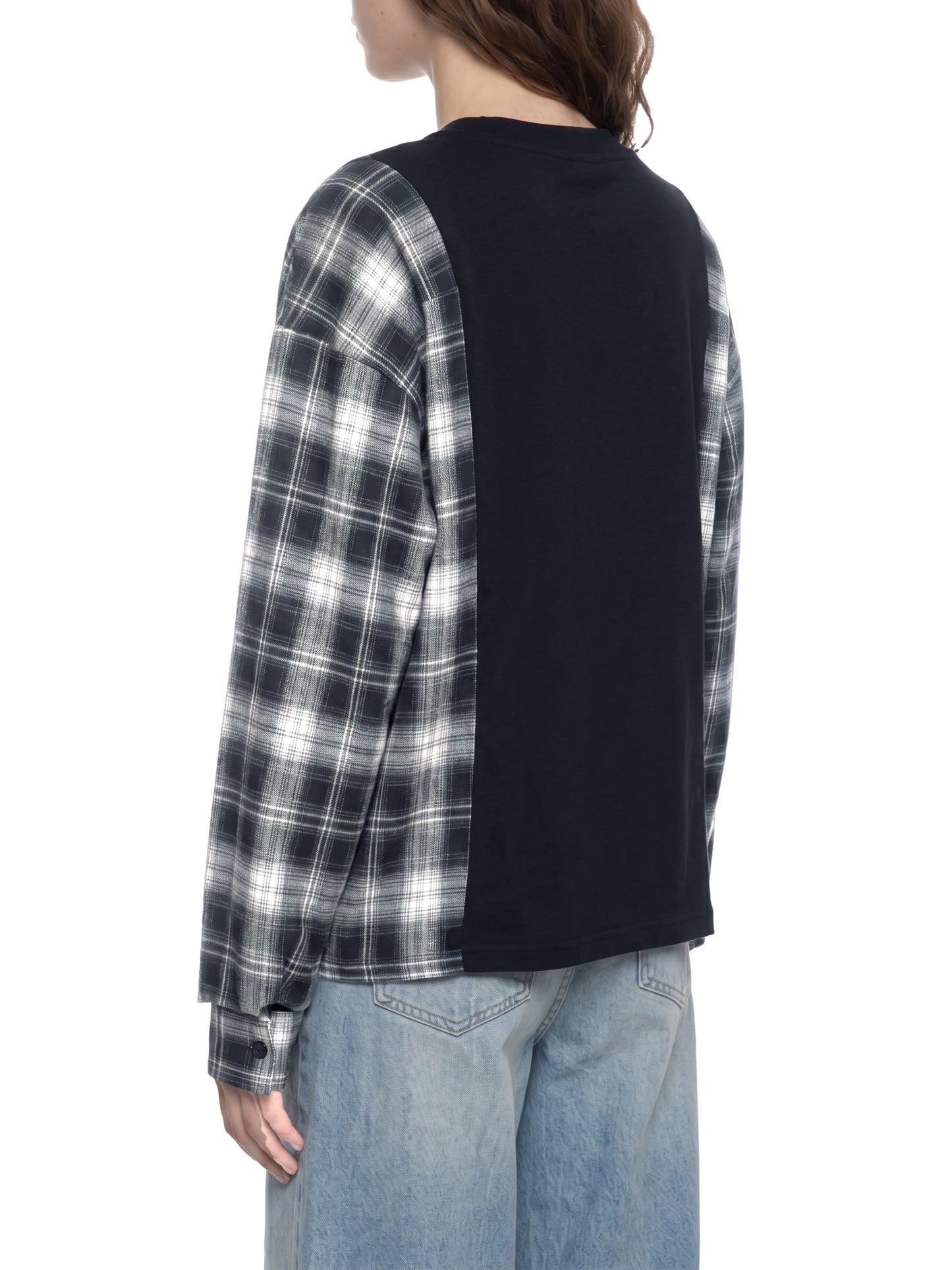 Signal Interference Plaid Tee