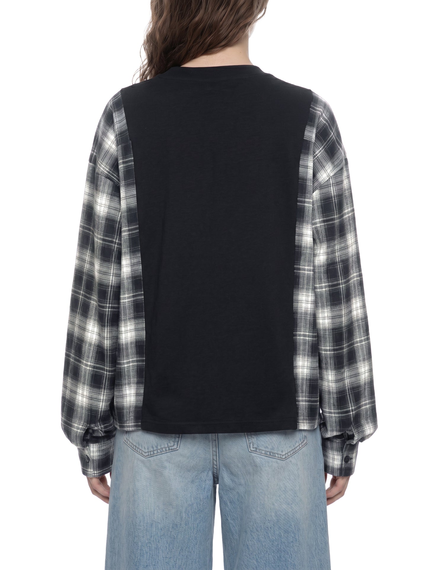 Signal Interference Plaid Tee