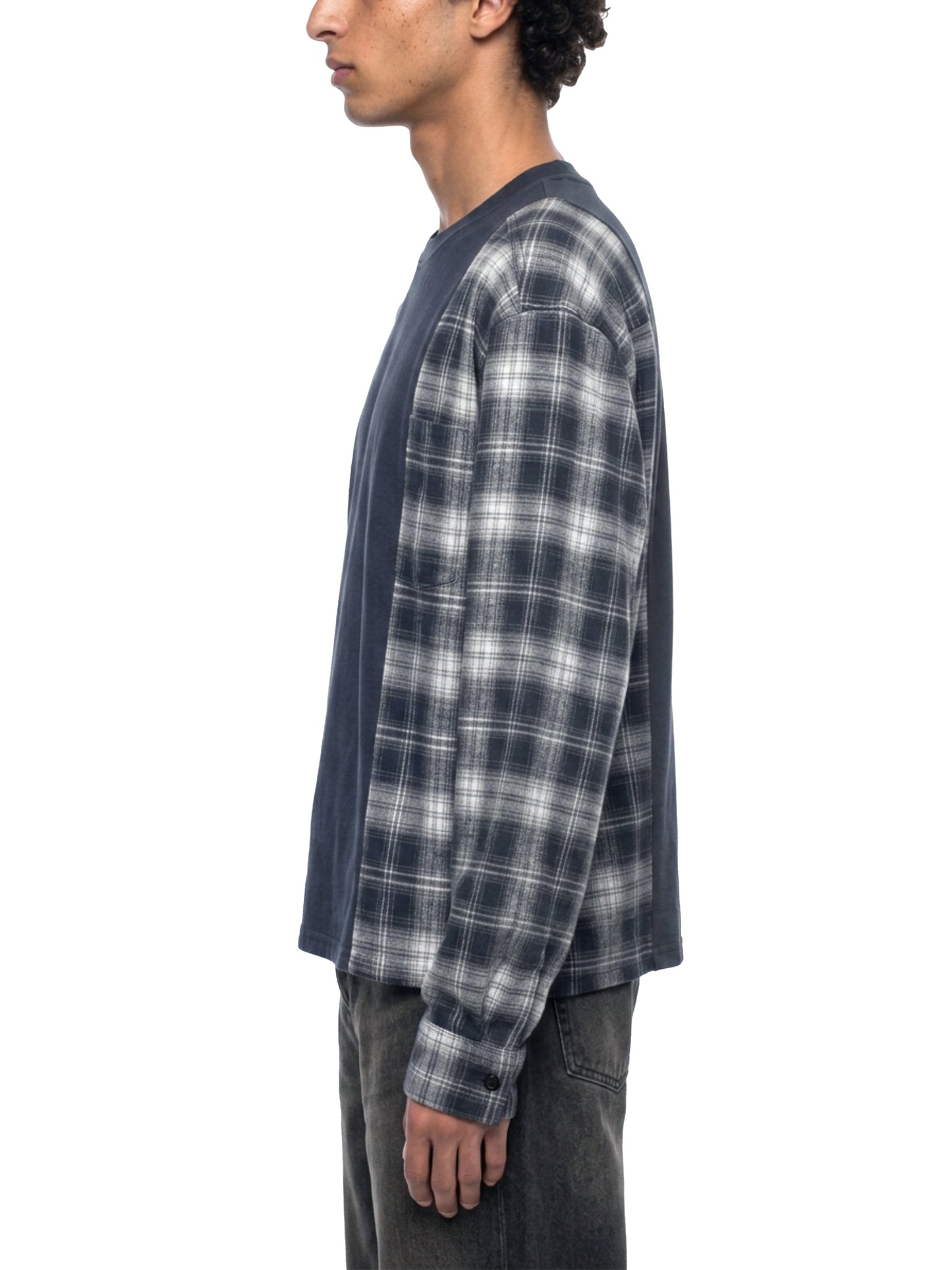 Signal Interference Plaid Tee