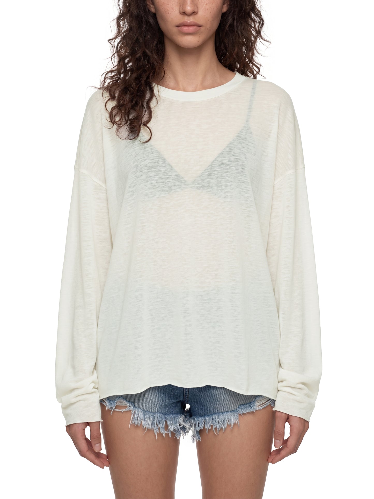 TH.ØN.3E Sheer L/S Top